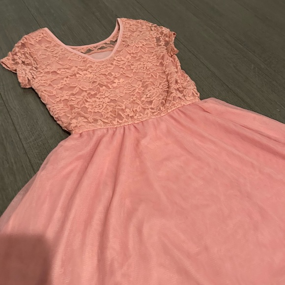 Ballerina code pink lace dress - Picture 3 of 4